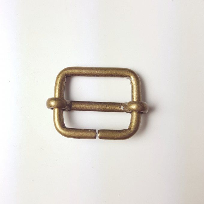 Boucle coulissante 25mm laiton vieilli