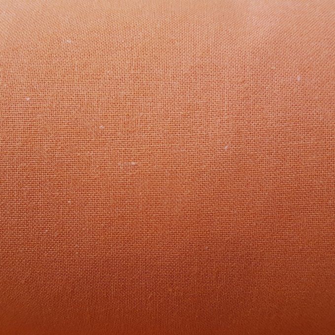 Percale orange unie