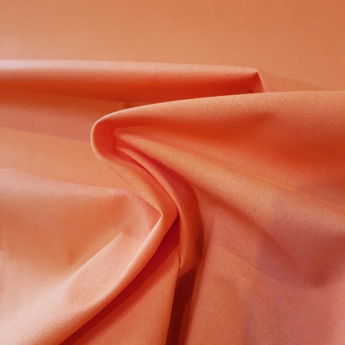 Percale orange unie