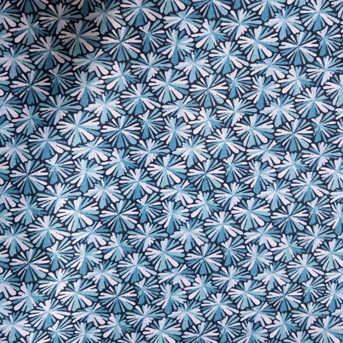 Percale crystal bleu