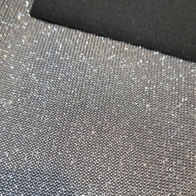 SIMILI GRIS ANTHRACITE  A PAILLETTES