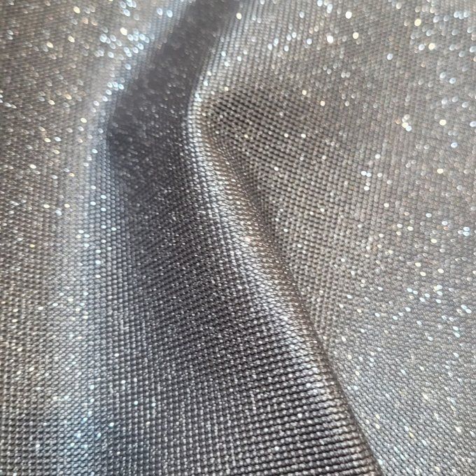 SIMILI GRIS ANTHRACITE  A PAILLETTES