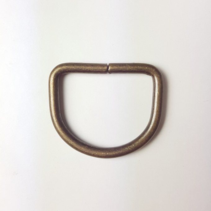 Anneau D 25MM laiton vieilli