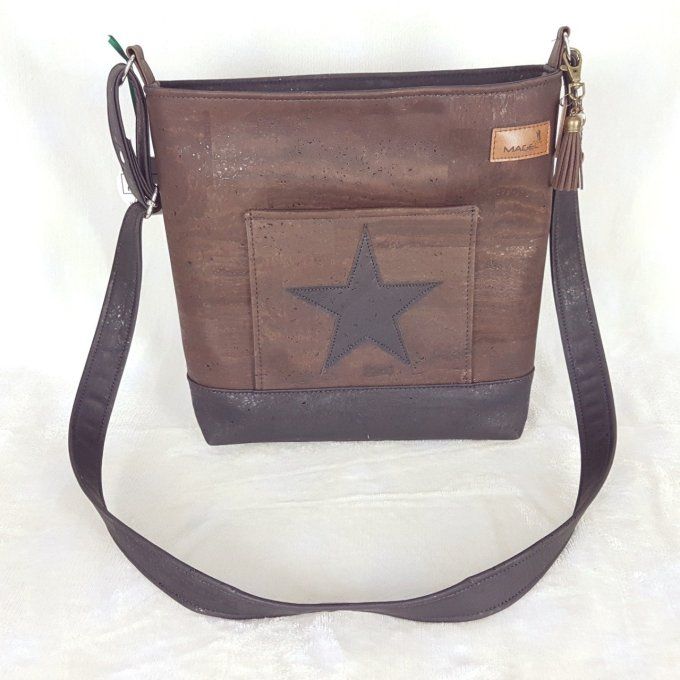 LAURA en liège- marron